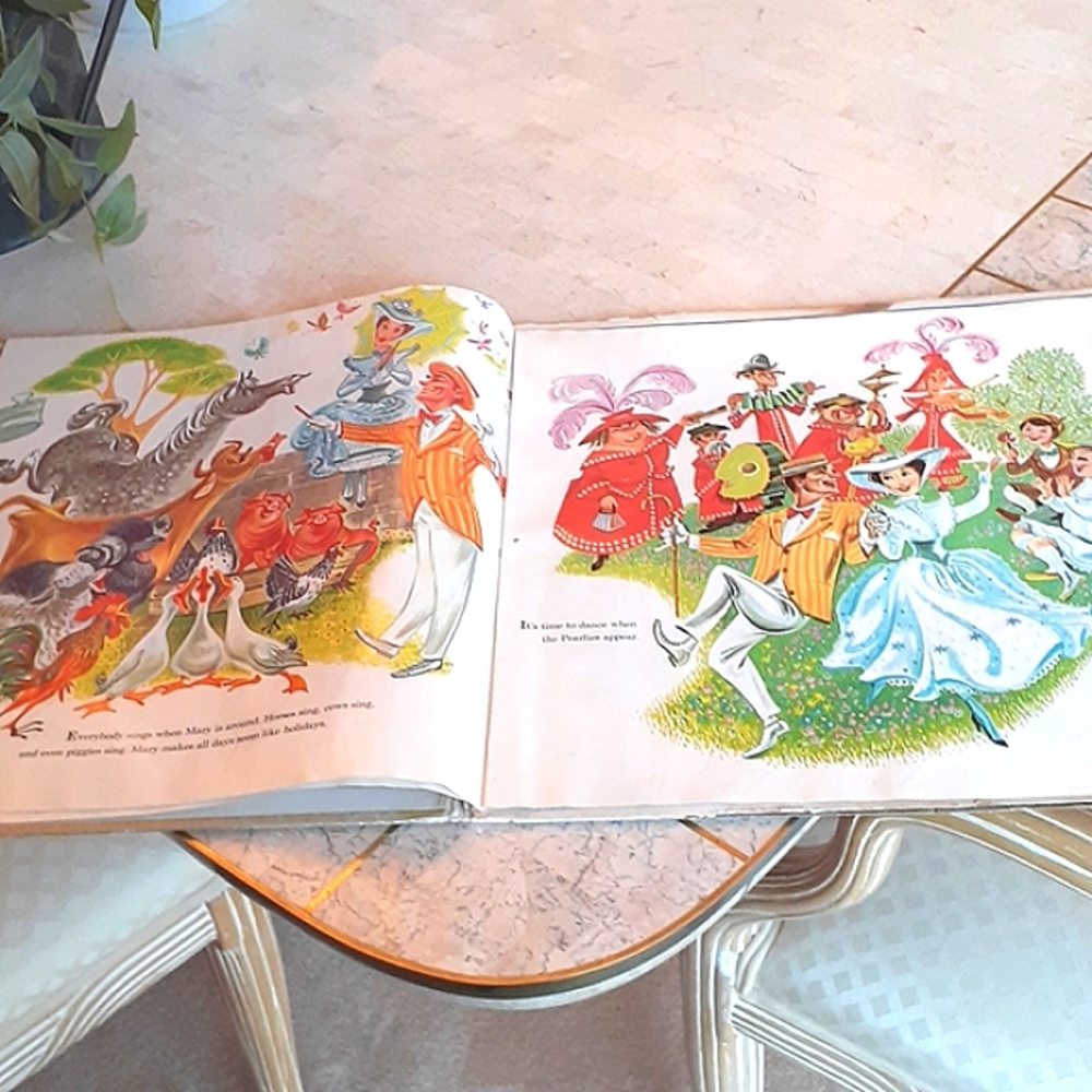 Vintage Walt Disney 1964 Mary Poppins storybook /33 1/2 vinyl record - Picture 8 of 16
